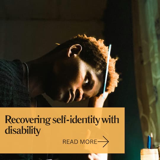 Recovering self-identity with disability