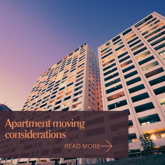 Apartment moving considerations
