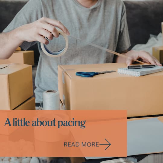 A little about pacing